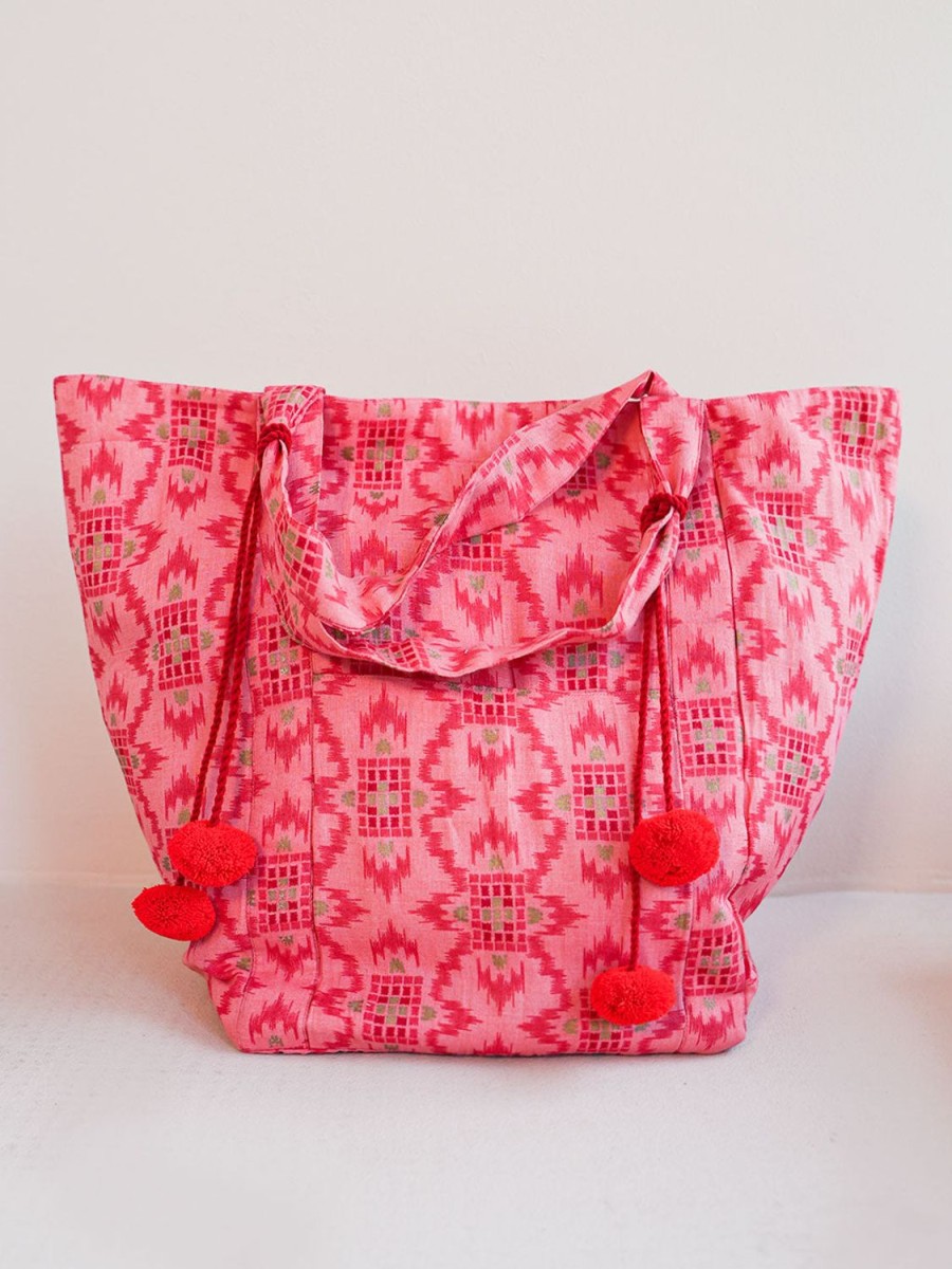 Taschen Nimo With Love | Udine Tasche Ikat Koralle