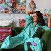 Yoga & Spa Nimo With Love | Kimono-Lotusblumen-Stickerei Auf Grun